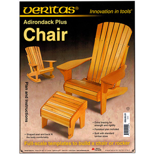  Adirondack Chair/Rocker & Footstool Plan 