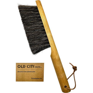 Premium Horsehair Bench Brush with Hardwood Handle