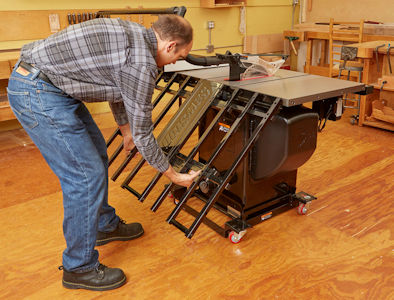 SawStop Folding Outfeed Table