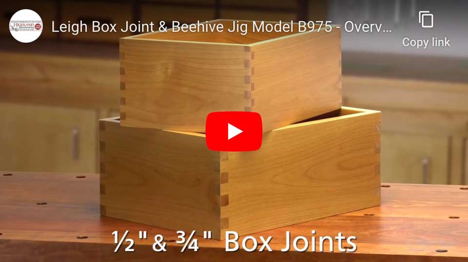 Make Boxes and Morewith the Leigh B975 Jig