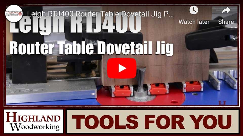 Take a Tour of the Leigh RTJ400 Jig