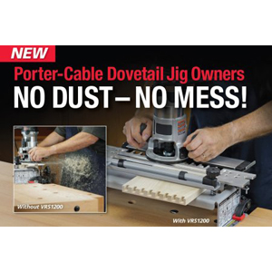 Leigh VRS1200 Vacuum & Router Support for PORTER-CABLE 4200 Series Dovetail Jigs