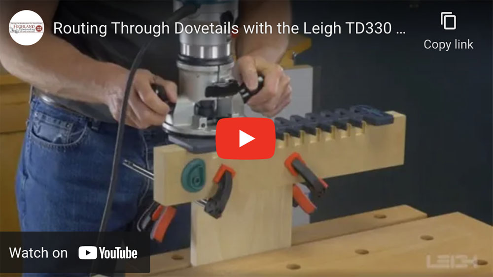 Leigh TD330 Through Dovetail Router Jig