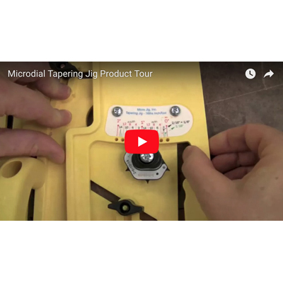 Microdial Tapering Jig Video