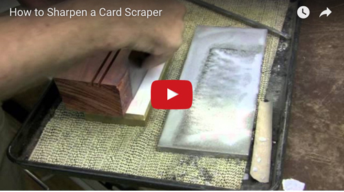 Video: How to Sharpen a Card Scraper