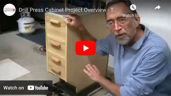 Drill press storage video