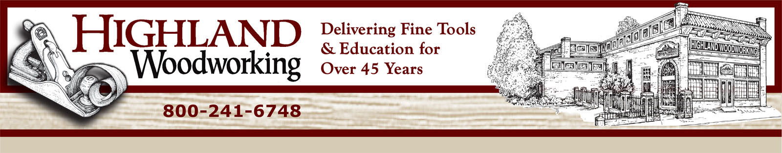 Go to Highland Woodworking website