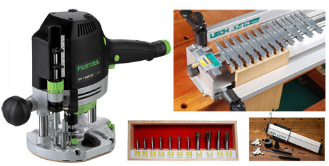 Leigh Dovetail Jig and Festool Router Giveaway