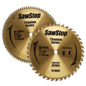 SawStop Titanium Series 10 inch Saw Blade