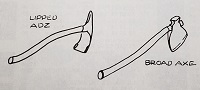 Boatbuiling Tools Adze Axe