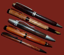 Turned pens