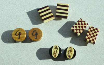 Wooden Cuff Links