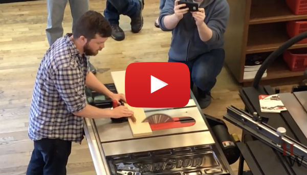 SawStop Demonstration